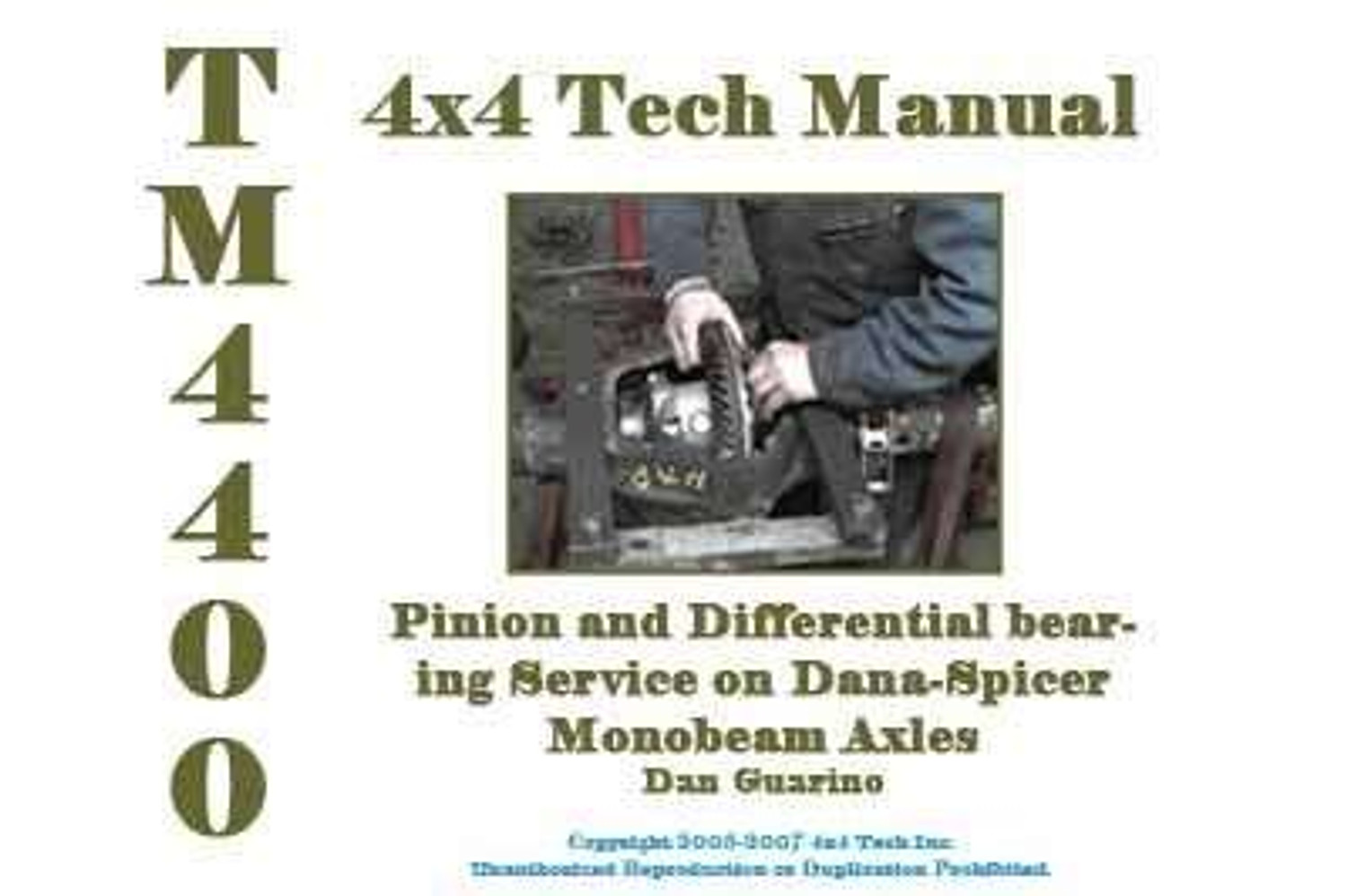 Dana Spicer Axle Pinion & Differential Bearing Service