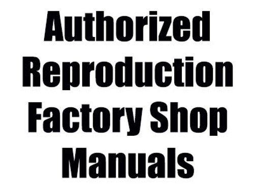 Chevy and GMC Factory Shop Manuals Chevy and GMC Factory Shop Manuals