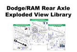 Dodge & Ram Rear Axle Exploded Views