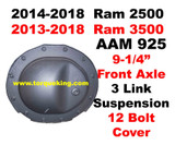 2013-2018 Ram AAM 925 Front Axle Identification