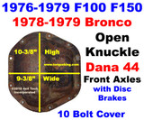 1976-1979 F-Series & 1978-1979 Bronco Dana 44