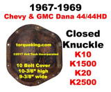 Axle ID 1967-1969 GM Dana 44