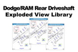 Dodge & Ram Rear Driveshaft Exploded Views