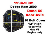 1994-2002 Dodge Dana 60 Identification