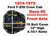 1974-1975 Ford F250 Dana 60 Front Axles