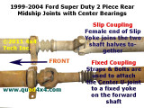 Ford Rear Driveshaft ID