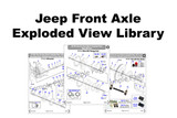 Jeep Front Axle Exploded Views