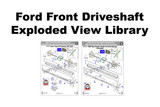 Ford Front Driveshaft Exploded Views