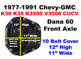 Axle Identification 1977-1991 GM Dana 60