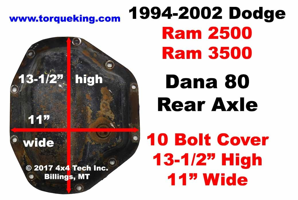 Dana 80 Buy Parts, Tools, and Manuals for 1994 to 2002 Dodge Ram 2500