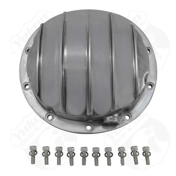 YP C2-GM8.5-R Finned Polished Aluminum Cover for GM AAM 8.5" & 8.6" Torque King 4x4