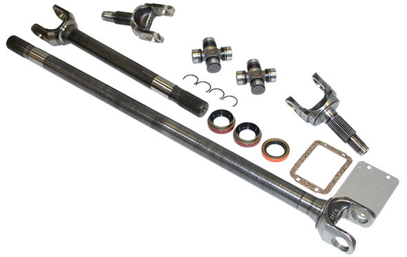 YA W24160 Yukon Front Axle Kit for Jeep XJ, YJ, & TJ with 30 Spline Inners Torque King 4x4