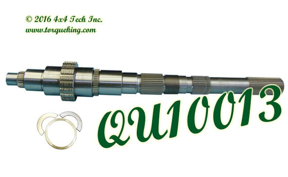 QU10013 4x2 Fully Splined Mainshaft 1994-2004 Dodge NV4500HD Torque King 4x4