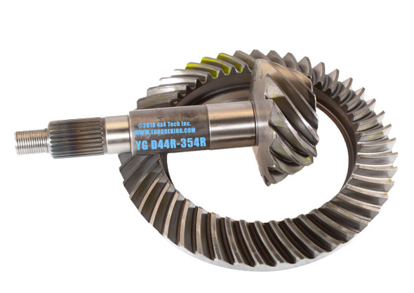 YG D44R-354R Yukon 3.54 Ratio Reverse Rotation Ring & Pinion Gear Set Torque King 4x4