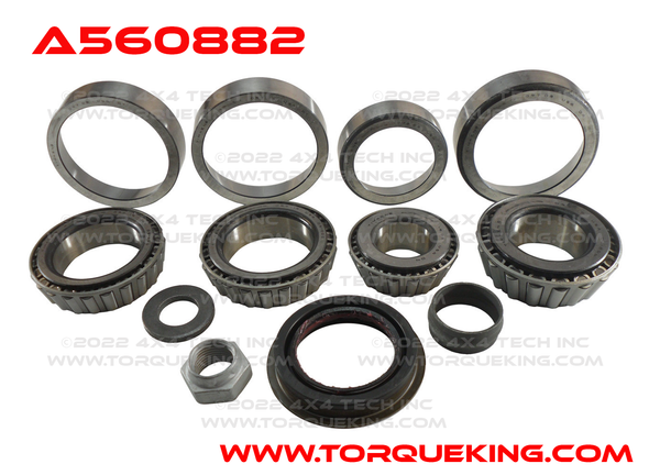 A560882 Front Differential Bearing & Seal Kit for 2003-up Ram AAM 925 Axles Torque King 4x4