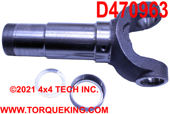 D470963 1-1/2" x 16 Spline x 7-13/16" Long 1410 Series Rear Driveshaft Slip Yoke Torque King 4x4