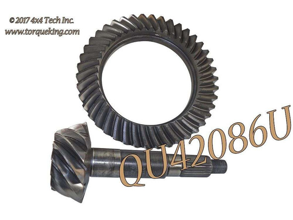 QU42086U Used 3.50 Ratio Reverse Spiral Ring & Pinion Set Torque King 4x4