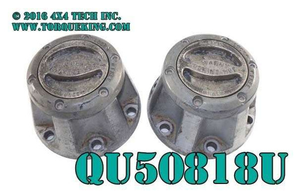 QU50818U USED Warn 9072 External Mount Manual Locking Hub Set Torque King 4x4