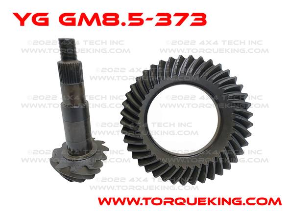 YG GM8.5-373 Yukon 3.73 Ratio Ring & Pinion Gear Set for GM 8.5" & 8.6" Torque King 4x4