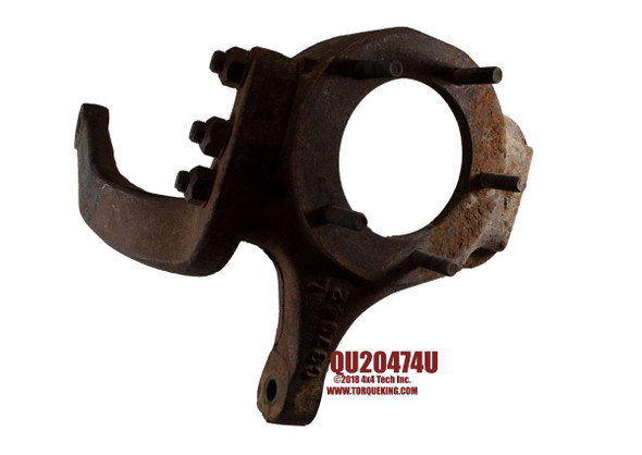 QU20474U Used Left Steering Knuckle with Steering Arm for 76-77.5 F250 Torque King 4x4