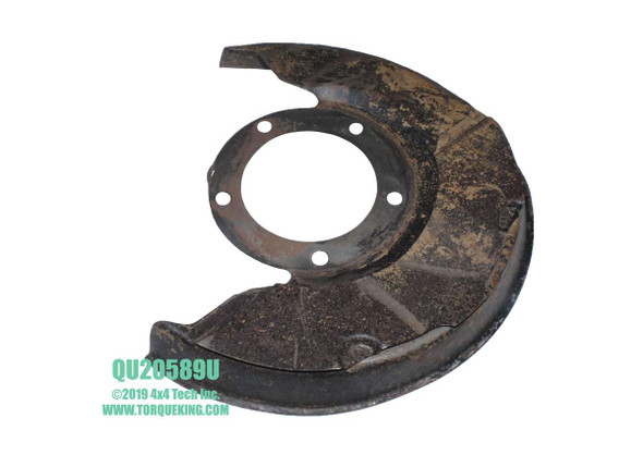 QU20589U Used Right Disc Brake Shield for 1976-1979 F-100 & F-150, 1978-1979 Bronco Torque King 4x4