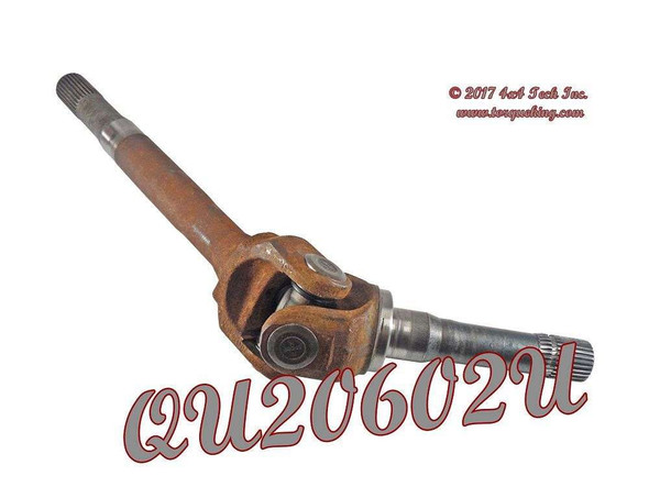 QU20602U Used Left Axle Shaft for 1995-1997 Ford Front Axle Torque King 4x4