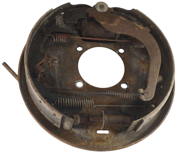 QU20654U Used Left Rear Brake Backing Plate for 1978-1983 Ford F250, F350 Torque King 4x4