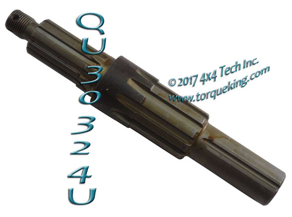 QU30324U Used 10 Spline Front Output Shaft for Rockwell T221 Transfer Cases Torque King 4x4