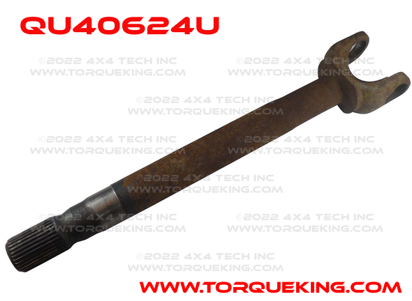 QU40624U USED Dana 44IFS Left Inner Axle Shaft Torque King 4x4