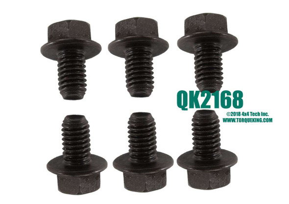 QK2168 Set of 6 New PTO Cover Bolts Torque King 4x4