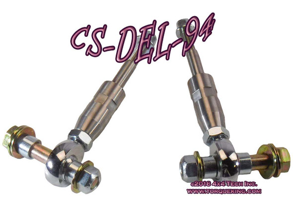 CS-DEL-94 3 Inch 2nd Generation Extended Sway Bar End Links Torque King 4x4