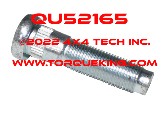 QU52165 9/16" Rear Wheel Bolt Dodge SRW 1994-2002 Ram 2500, 3500 Torque King 4x4