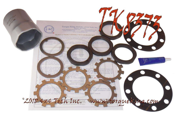 TK8373 Spindle Upgrade Nut Kit Rounded Hex Nuts with Socket 1994-2002 Ram Torque King 4x4