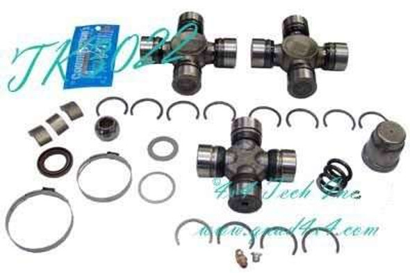 TK3026 CV Driveshaft Master Rebuild Kits 1993 Dodge with 7290 U-Joints Torque King 4x4