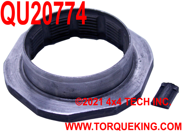 QU20774 Auto Hub Spindle Nut for Ford Ranger, Explorer, Bronco II Torque King 4x4