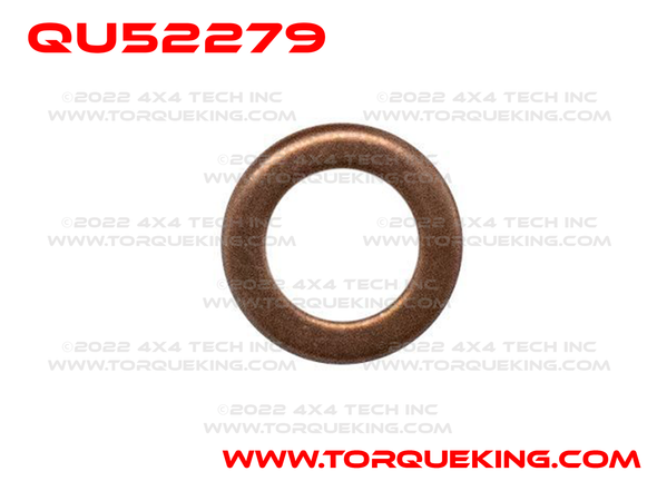 QU52279 3/8" ID x 5/8" OD Copper Brake Hose Gasket Torque King 4x4