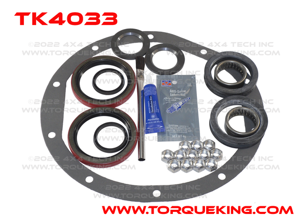 TK4033 GM 10 Bolt Front Axle Service Preventative Maintenance Kit Torque King 4x4