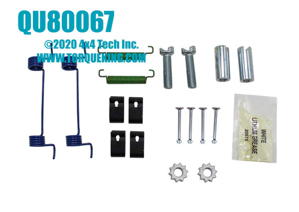 QU80067 Park Brake Hardware Kit for 01-05 Ram 2500 01-08 Ram 3500 Torque King 4x4