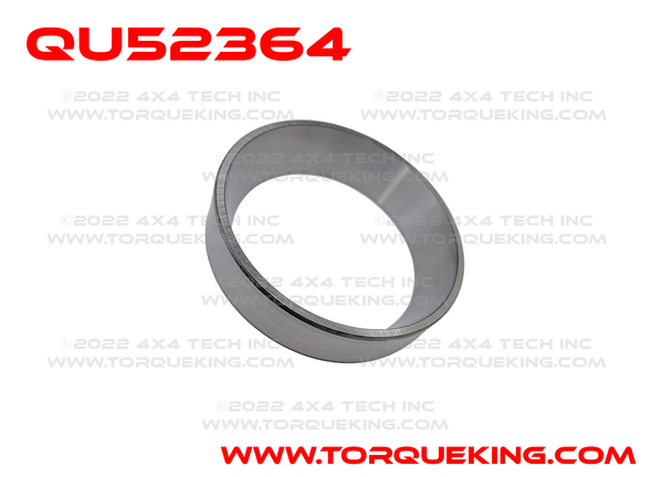 QU52364 TimkenÂ® Front Inner Wheel Bearing Cup for Mahindra Roxor and Early Jeep Trucks Torque King 4x4
