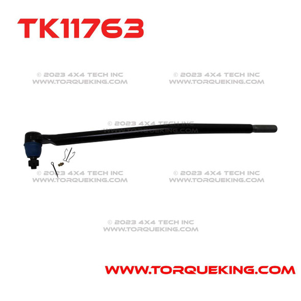 TK11763 Left Tie Rod End with 1-1/8" RH Thread for 1998-1999 Dodge Dana 60 CAD Torque King 4x4