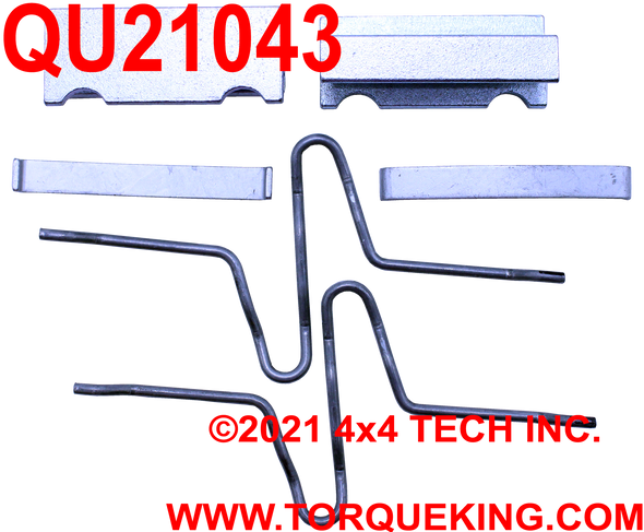 QU21043 Disc Brake Hardware Kit Torque King 4x4