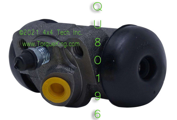 QU80196 1-1/8" Right Drum Brake Wheel Cylinder Torque King 4x4