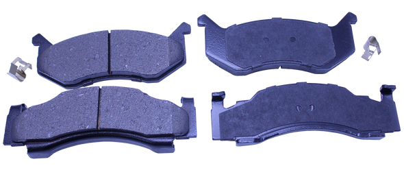 QU80206 Premium Semi-Metallic Front Disc Brake Pads for 74-93 Dodge D44 Torque King 4x4