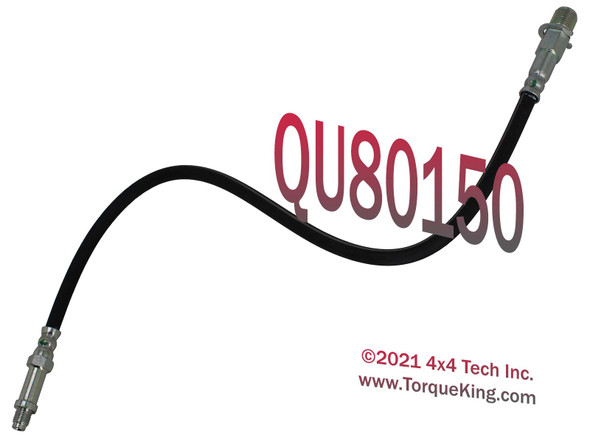 QU80150 Front Brake Hose for 1969-1970 K10, K20 Torque King 4x4