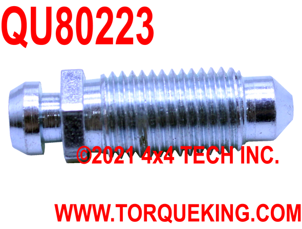 QU80223 3/8x24 Front Brake Caliper Bleeder Screw Torque King 4x4