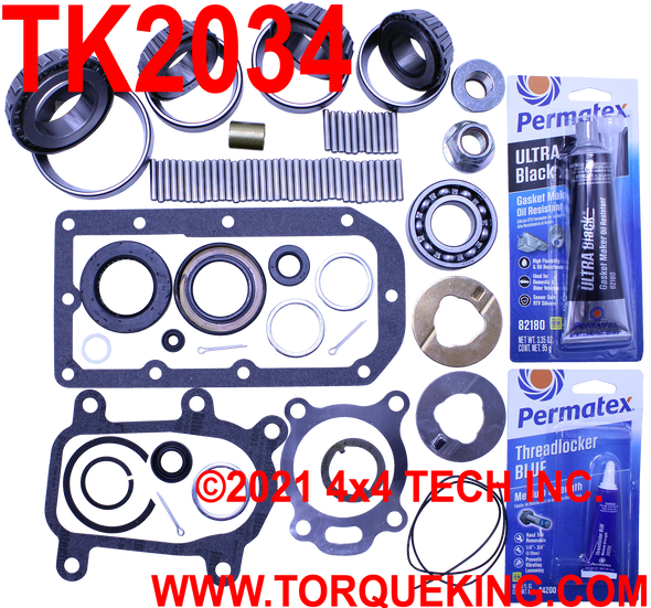 TK2034 Mahindra Roxor Transfer Case Master Overhaul Kit Torque King 4x4
