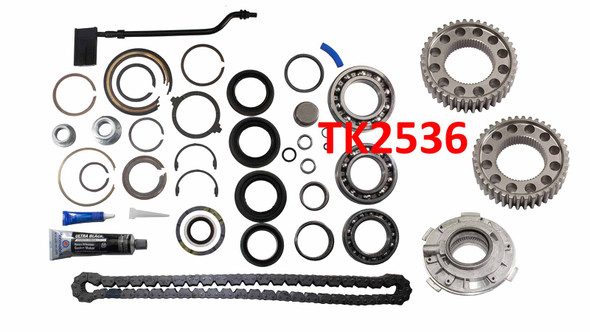 TK2536 Complete MasterRebuild Kit with Sprockets and Oil Pump for 2007-2012.5 Fixed Yoke Type NV271D Transfer Case Torque King 4x4