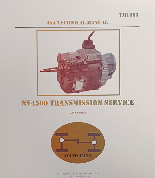TM1003M MISPRINT NV4500 Shop Manual Torque King 4x4