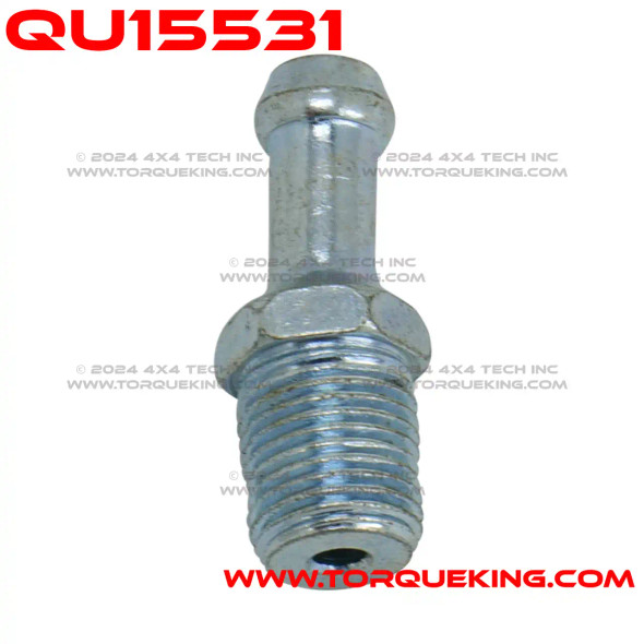 QU15531 Roxor 1/8" MPT x 5/16" Barbed Axle Vent Fitting