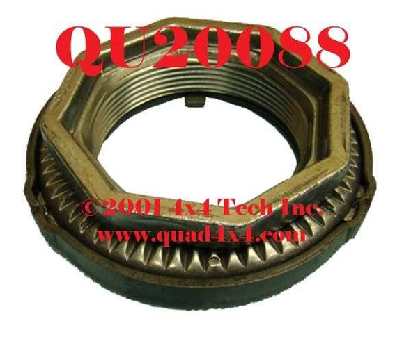 QU20088 Front or Rear Axle Spindle Nut for Dana Super 70, 80, S-110, S-111, S-130 Torque King 4x4